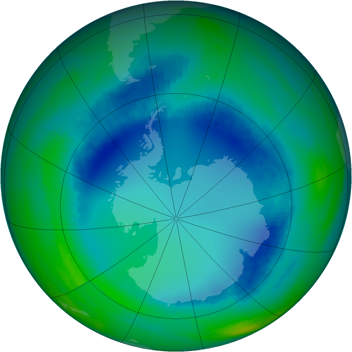 Ozone Map 2000-08-04